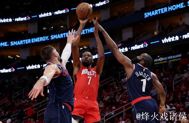 杜兰特16分申京22+15 哈登22+7火箭险胜快船 杜兰特16分申京22+15 哈登22+7火箭险胜快船